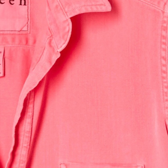 Frank & Eileen Coral Button Down - Picture 2 of 2